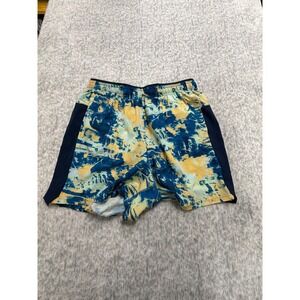 DSG Mens 5 Inch Stride Short Chaos Blue Gleam Abstract Print Medium NWT‎